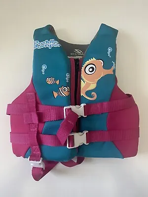 Stearns Puddle Jumper Child Ski Life Vest Jacket Sea Horse (30-50 Lbs) • $8
