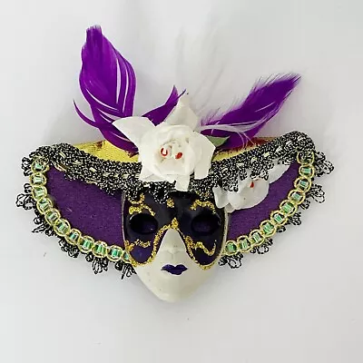 Italy Annual Festival Carnival Of Venice Mask 3D Fridge Magnet Travel Souvenir • $9.07