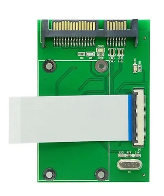 1.8  ZIF/CE HDD SSD Drive To 7+15p 22-Pin SATA Male Adapter Converter Card • $6.99