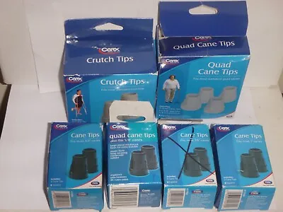 Carex Cane Tips - 2 Tips - Choose Your Size - 3/4  - 5/8  - 7/8  - 1 Inch • $9.99