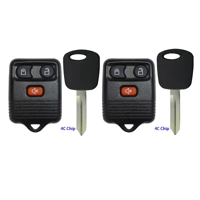 2 Replacement For Ford Ranger 1998 1999 2000 2001 Keyless Remote Fob Car +4C Key • $15.72