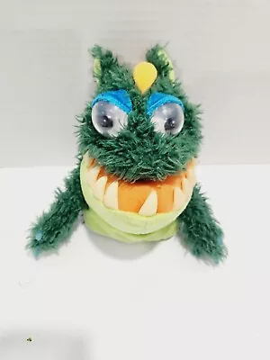 Manhattan Toy Company Hand Puppet Plush Green Monster With Googly Eyes Funny • $15.99