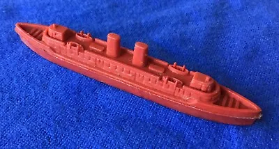 1961 R&L Cereal Toys SHIPS Cargo Ferry Ship In Red. 90mm Long. • $8.99