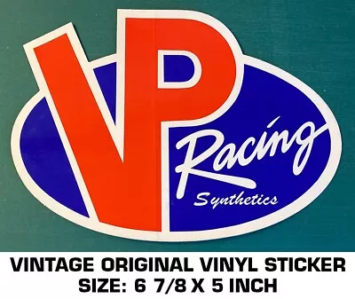 Vp Racing Synthetics Original Vinyl Sticker Decal - Drag - Nhra - Nhra - Fuels • $5.10