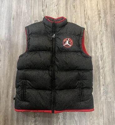 Nike Air Jordan Jumpman Cement 3 Puffer Bubble Vest Size Large • $39.99