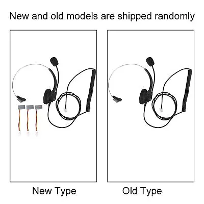 Telephone Monaural Headset Landline Phone Headphone With Mic For Home Use TDM • £12.58