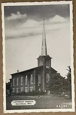 Miamisburg Ohio Lutheran Church Vintage Postcard C1940 • $8.98