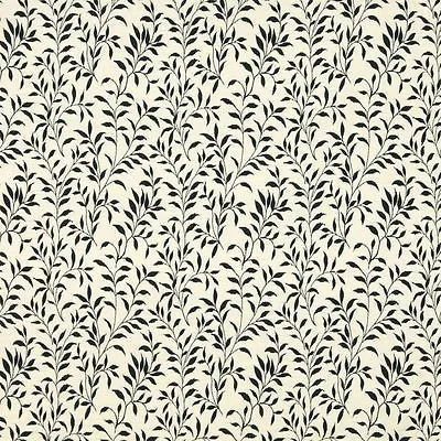 F409 Black And Beige Floral Matelasse Reversible Upholstery Fabric By The Yard • $31.79