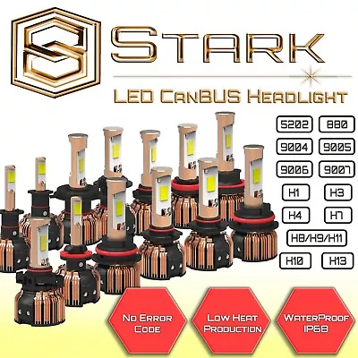 LED CanBus Headlight/High Beam/Low Beam/Fog Light Kit - 6000Lm Error Free • $19.79