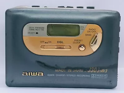 Aiwa J 303 MK 3 Walkman Cassette Player For Parts Or Repair Untested • $75.88