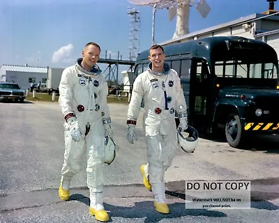 Neil Armstrong & Dave Scott Gemini 8 Astronauts @ Ksc - 8x10 Nasa Photo (aa-498) • $8.87