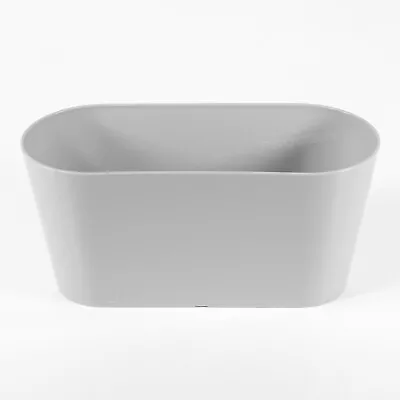 Cool Grey Oval Trough Indoor/Outdoor Planters - Discounted Price Pack Sizes • £12