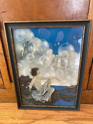 Maxfield Parrish 1904 Air Castles Original Print & Frame EXC! • $325