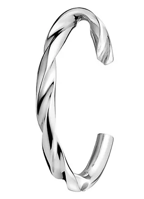 £49.99 • Buy Calvin Klein Silver Tone Drill Open Bracelet Bnwt