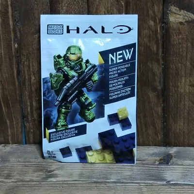 NEW Halo Mega Bloks Master Chief & Assault Rifle #99718 MicroPack Action Figure  • $14