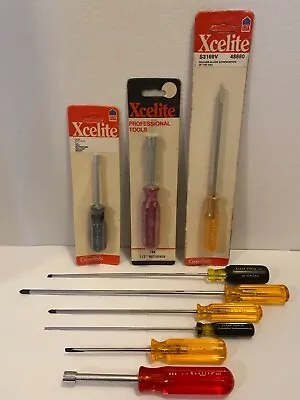 1 Lot (9 Pcs.) Klein Vaco Xcelite - Screwdrivers  & Nutdrivers - U.s.a. - New • $54.95