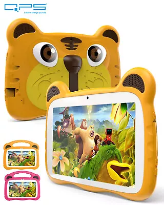 $9.98 • Buy 16GB 7  Android 10.0 Tablet PC For Kids Quad-Core Dual Cameras WiFi Bundle Case