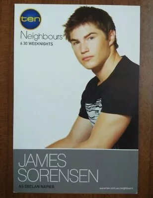 JAMES SORENSEN *Declan Napier* NEIGHBOURS NOT SIGNED FAN CAST PHOTO CARD • £9.99