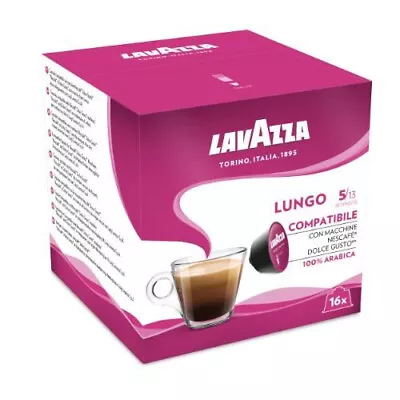 LAVAZZA LUNGO 100% ARABICA Dolce Gusto Compatible Coffee Capsules Pods Box • $27.45