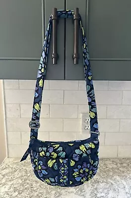 Vera Bradley INDIGO POP Lizzy Small Front Flap Crossbody • $14.99