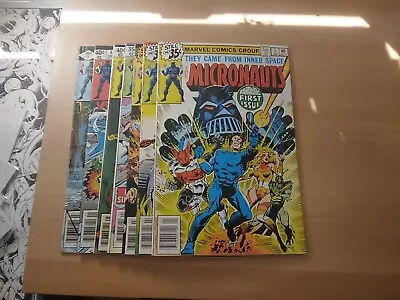 Micronauts #1-7  (marvel 1979) 1st.  Baron Karza  Nice Lot Mantlo/michael Golden • $30