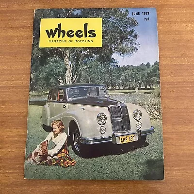 #2 Wheels Magazine 1953 June Vol 1 Issue 2 Vintage • $50