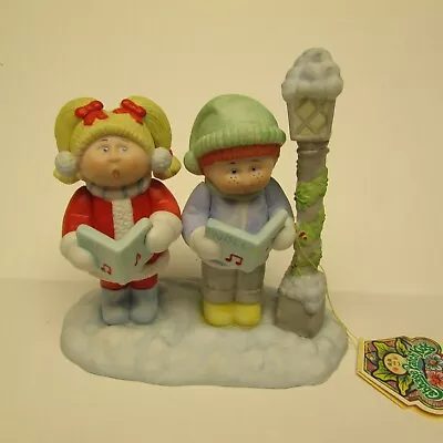 Vintage 1984 Xavier Roberts Porcelain Cabbage Patch Kids Figurine Caroling Noel • $8.99
