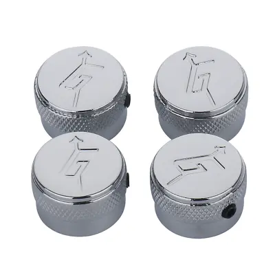 4 Pcs Gretsch “G” With Arrow Control Knobs Metal Guitar Knobs Silver • $15.01