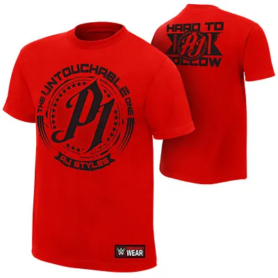 £19.99 • Buy Wwe Aj Styles Untouchable Red Youth T-shirt Kids Official New