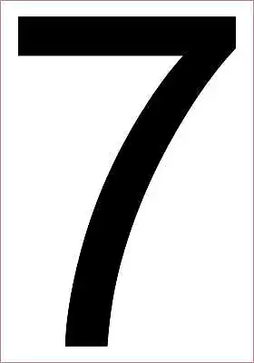 3.5in X 5in Number 7 Magnet Car Truck Vehicle Magnetic Sign • $10.99