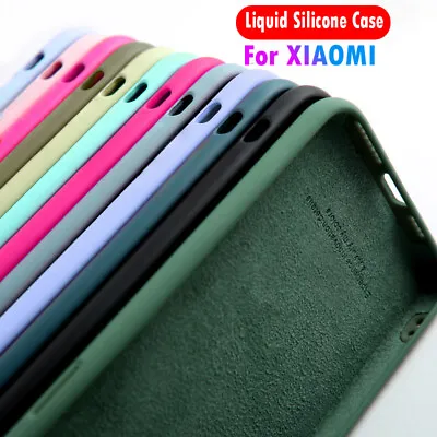 For Xiaomi Redmi Note 13 12 11 10 9 8 7 Pro Plus Liquid Silicone Soft Case Cover • $4.16