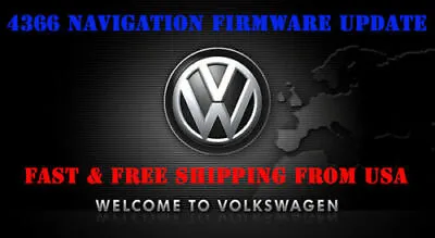 Volkswagen RNS-510 USA 4366 Navigation Firmware Update - Get Reboot Loop Fixed! • $10.95