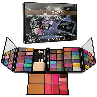 34 Colors Makeup Palette Kit Eyeshadow Lip Gloss Blush Powder Cosmetic Gift Set • $17.99