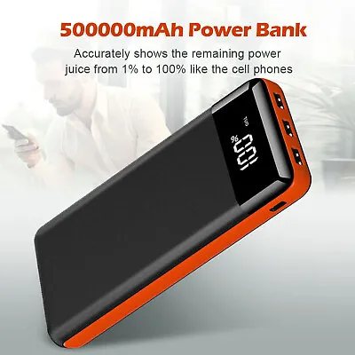 500000mAh Portable Charger LCD Power Bank USB Ports For Universary CellPhones • $15.99