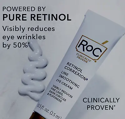 RoC Retinol Correxion Line Smoothing Anti-Aging 15ml Eye Cream • $12.29