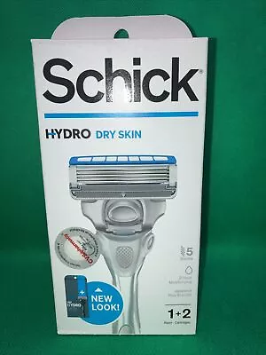 Schick HYDRO Skin Comfort Dry Skin Men’s Razor W/ 2 Razor Cartridges • $8