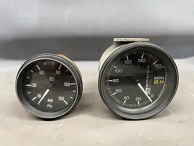 Vintage Stewart Warner 160mph Speedometer Drag Racing Rat Hot Rod Ford Chevy PSI • $148.62