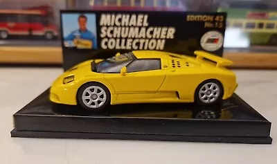Minichamps 1/43 Michael Schumacher Collection MSC #15  Bugatti EB 110 - Yellow • £49.95