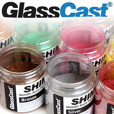 Metallic Resin Pigment - GlassCast SHIMR Metallic Powders For Epoxy 20g And 100g • £4.95