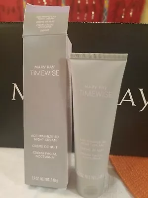 Mary Kay Timewise Age Minimize 3d Night Cream Combination To Oily • $19.99