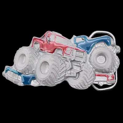 Monster Truck Car Rally Demolition Derby Belt Buckle • $35