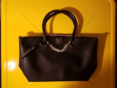 Victorias Secret Black Purse Shoulder Bag - MISSING SHOULDER STRAP • $36