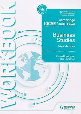 Cambridge IGCSE And O Level Business Studies Workbook 2nd Edition By Peter Stimp • £9.92