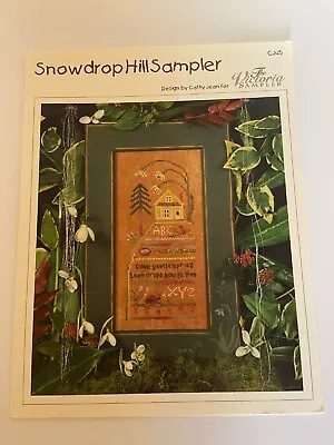 Victoria Sampler Snowdrop Hill Sampler Cross Stitch Single Chard Craft Book • $5.56