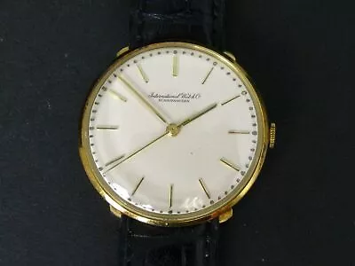 Vintage 1960s 18k Gold International Watch Co. Cal. 402 Mens Dress Watch I11212 • $935.18