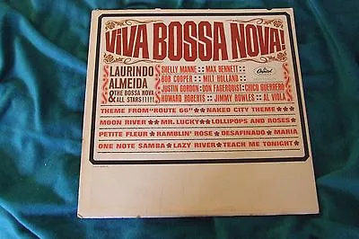 Viva Bossa Nova Laurindo Almeida & The Bossa Nova All Stars LP T 1759 • $7.99