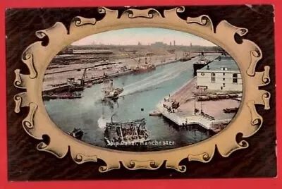 MANCHESTER SHIP CANAL AND PADDLE STEAMER  Pu 1910 • £7.50