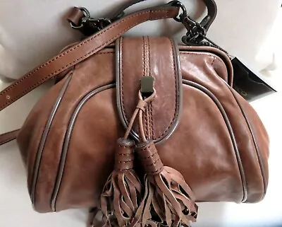 MIMCO - BROWN All Leather Top Handle/Cross Body Convertible 9.5 X6.5 X6 . New • $355