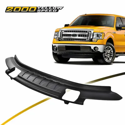 Valance Bumper Fit For 2009-2014 Ford F-150 4WD & Fog Light Holes Textured Front • $53.80
