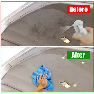 30ML Car Interior Trim Cleaning Agent Cleaner Woven Fabric Car Roof Cleaning DIY • $12.53
